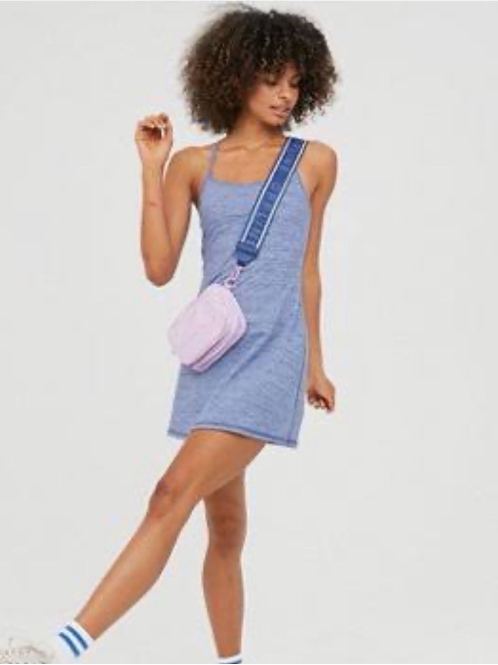aerie OFFLINE heather blue athletic dress